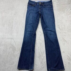 Gap 1969 Jeans Women's  27/4 Long Dark Blue Perfect Boot StretchIndie Y2K Denim